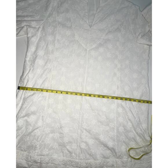 Soft Surroundings women's tunic dress textured 3/4 sleeve knee length pockets 3X - Picture 15 of 15